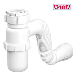 Sifão Copo Sanfonado Universal 49cm Flexível Astra