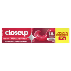 Creme Dental Closeup Fresh Action Red Hot Em Gel 130g