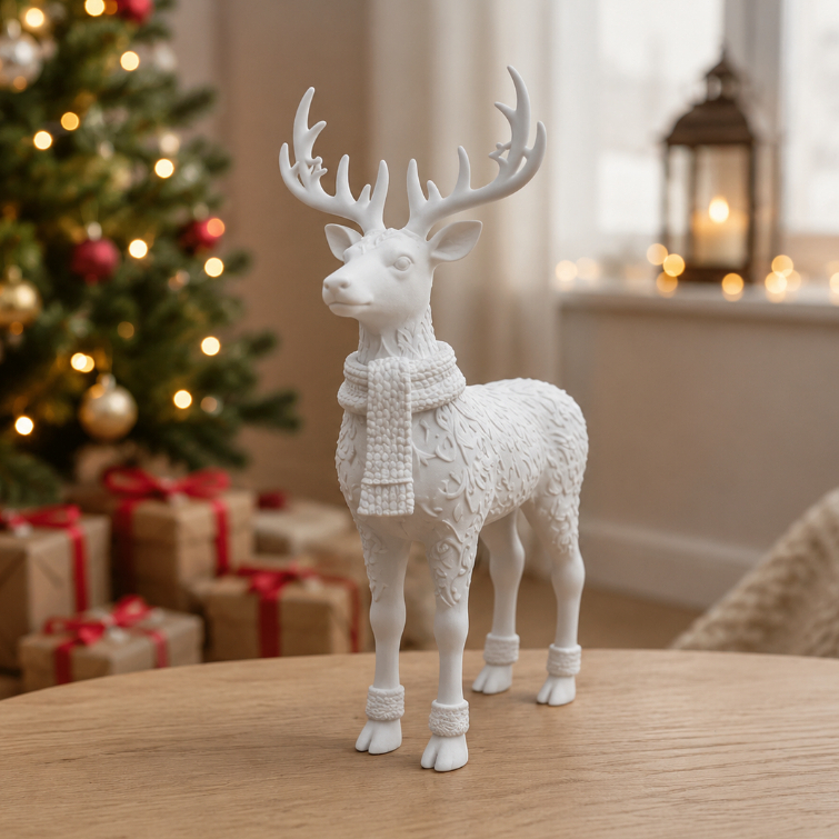 Mini Rena Natalina 12cm Decorativa Enfeite de Natal
