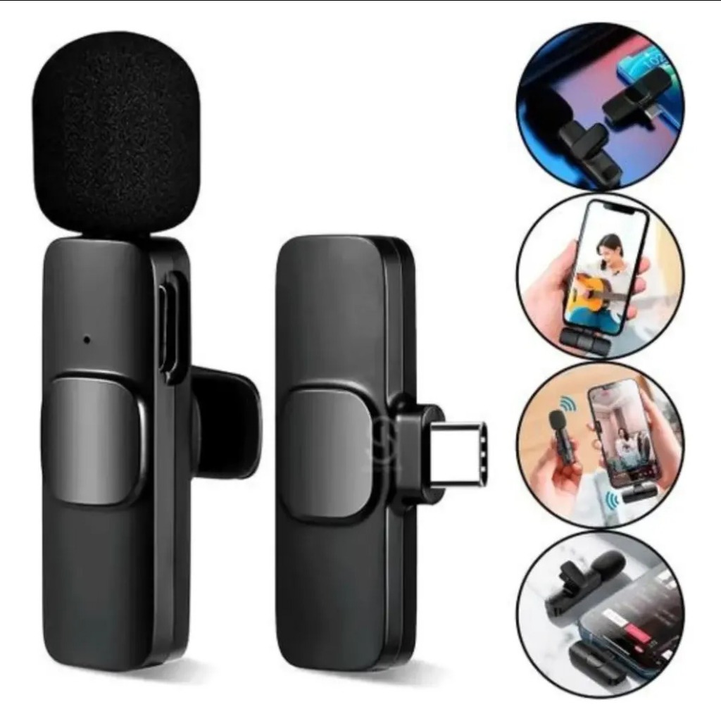 Microfone de Lapela com Conector USB-C Modelo K1
