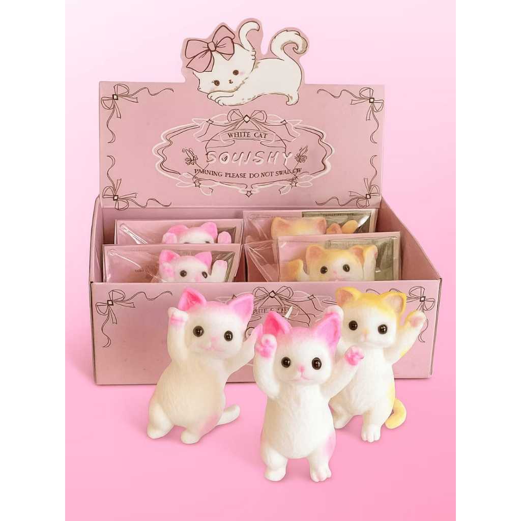 Brinquedos G Squishy Gatinho Antiestresse, macios e coloridos boneca relaxante para apertar