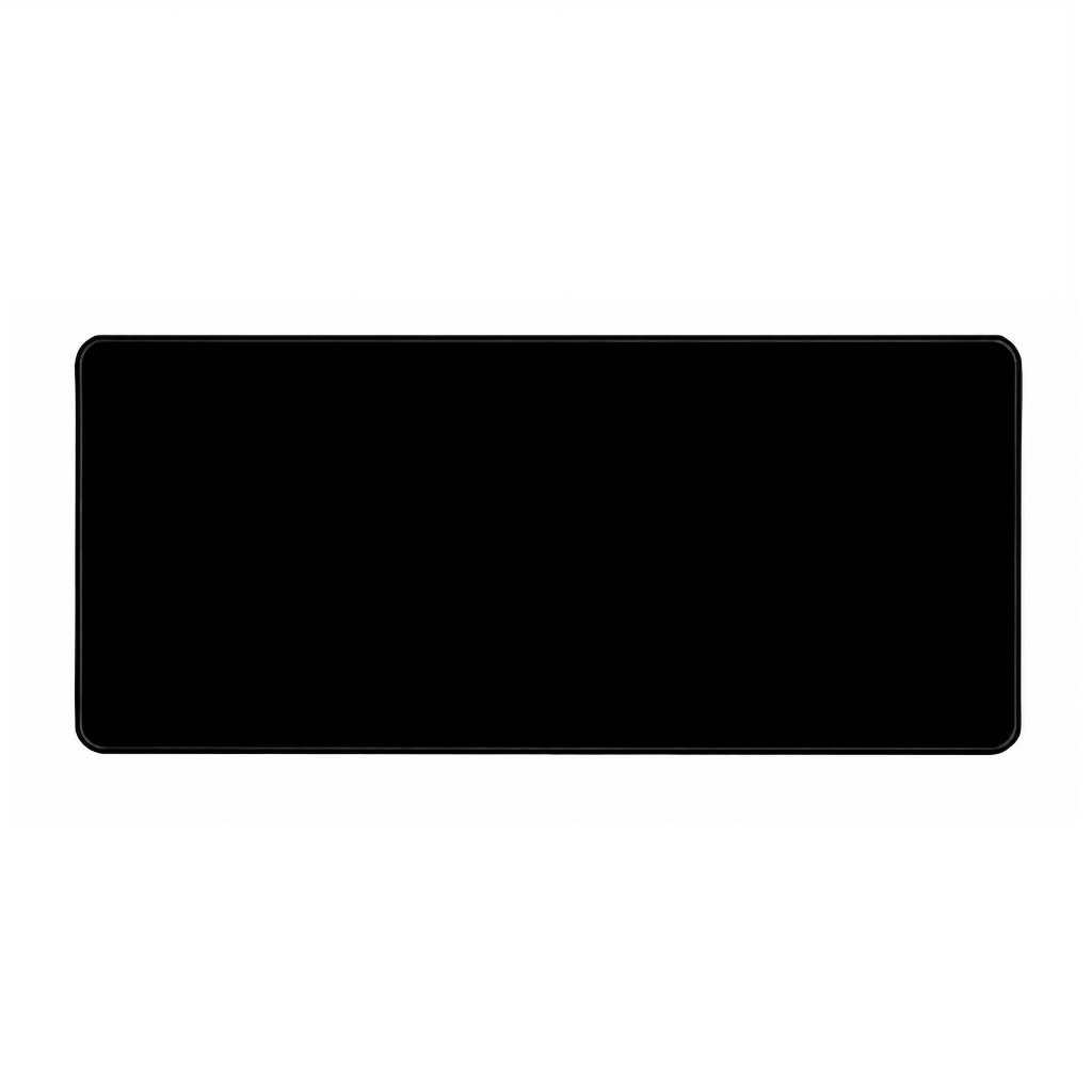 Mouse Pad Gamer Preto Tamanho Extra Grande 90x40cm Antiderrapante Bordas Costuradas Exbom MP-9040A
