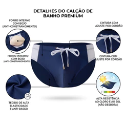 Z&D Lingerie Sungas Masculinas Cuecas Cavadas De Cor Bloco Fita Colorida Tendência Moda Com Bojo 24155