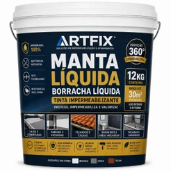 Manta Líquida Emborrachada -Acetinado P/ Área Externa Interna 12 Kg - Super Oferta