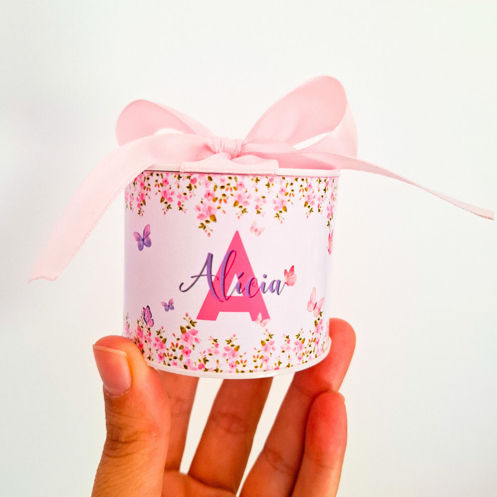 Kit Tubolata Personalizada Jardim Encantado | Lembrancinhas para Festa Infantil | Aniversário | Maternidade |Chá de Bebê