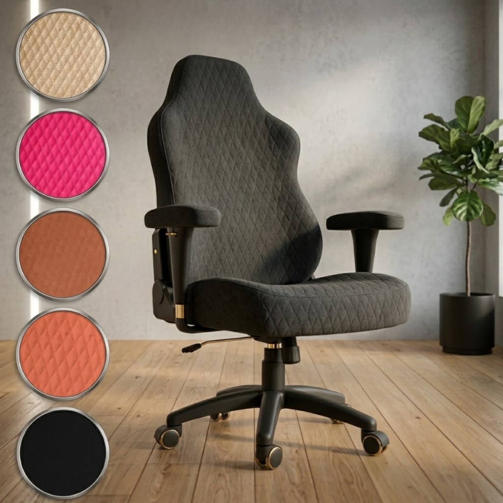 Capa para Cadeira Gamer Luxo Matelada Malha 100% Poliéster Conforto, Proteção e Estilo Premium