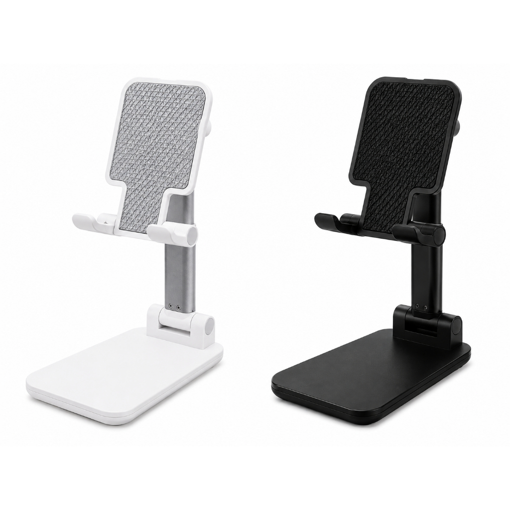 1, 2 ou 3 PCS Suporte de Mesa para Celular e Tablet Dobrável Ajustável Portátil Ergonômico Antiderrapante Cores Sortidas