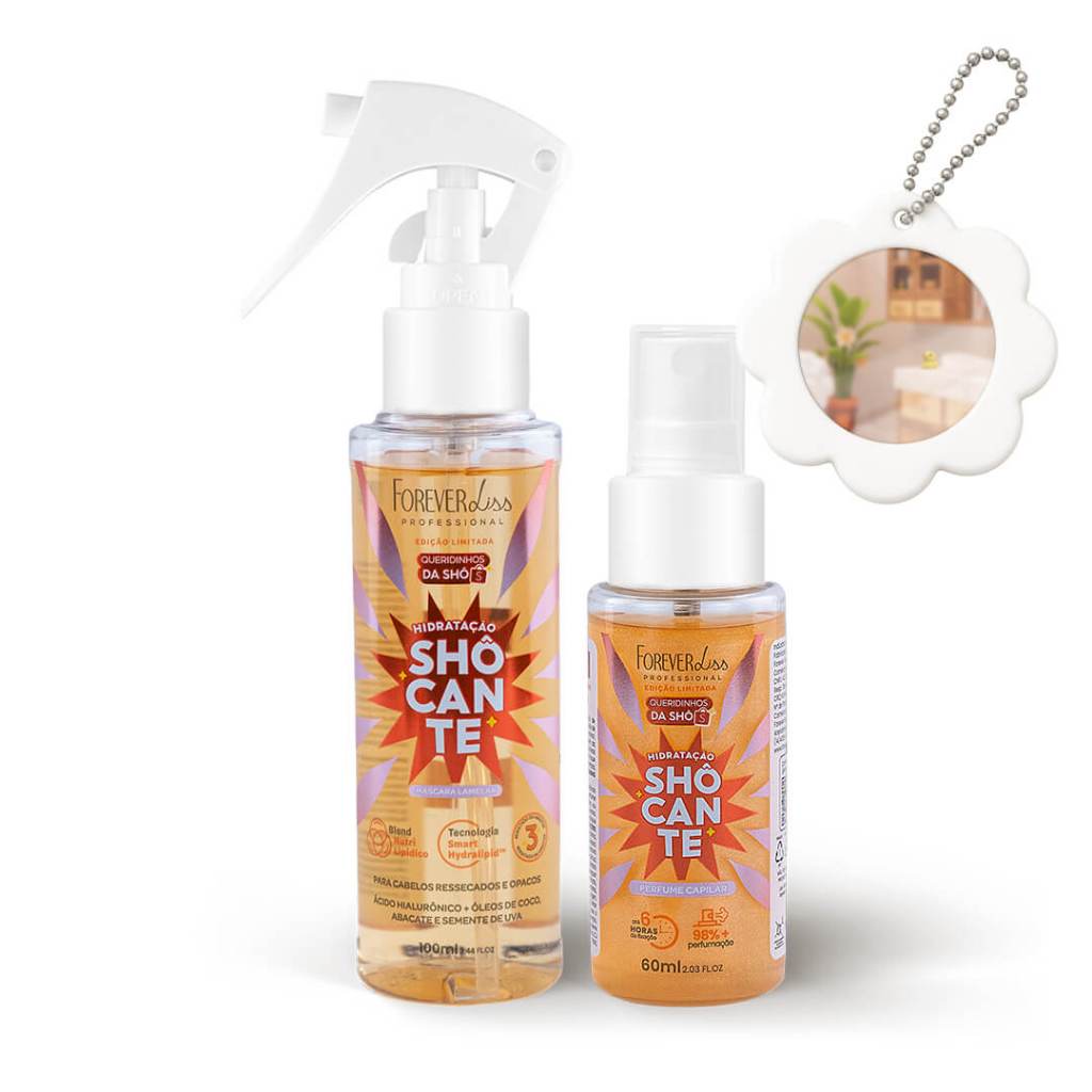 Kit Máscara Lamelar e Perfume Capilar Hidratação SHÔcante Forever Liss