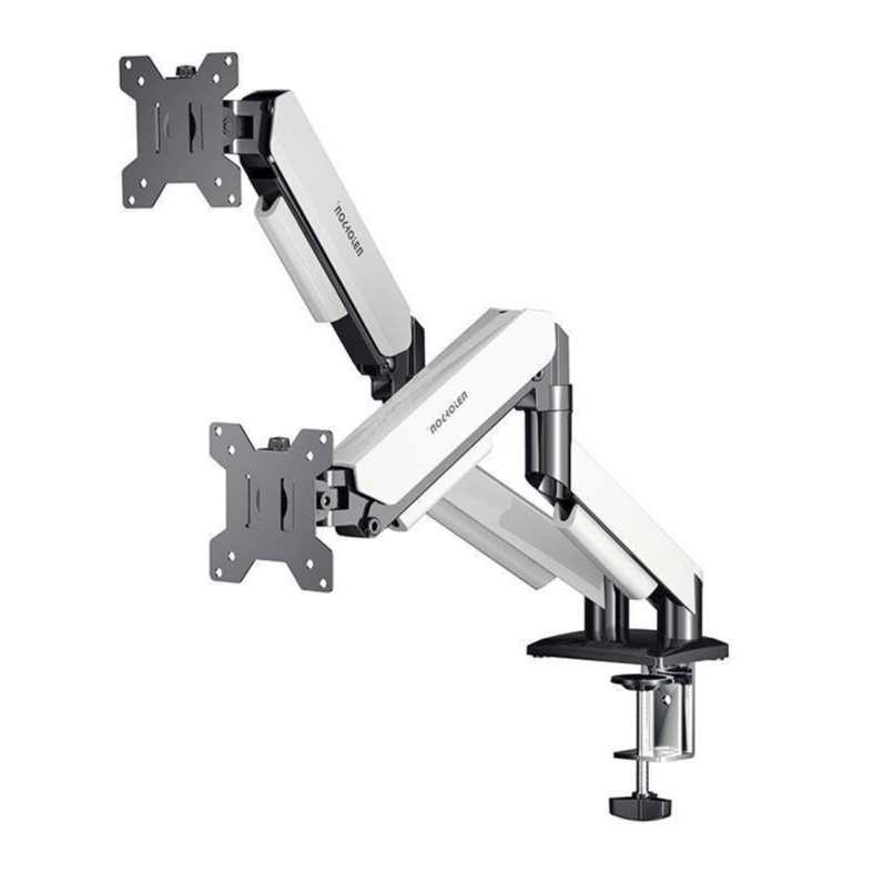 Suporte Articulado Para Dois Monitores Nbjohson GS-MRZ06, 13 Pol a 32 Pol, Branco, NB-GS-MRZ06-WH · foto 2