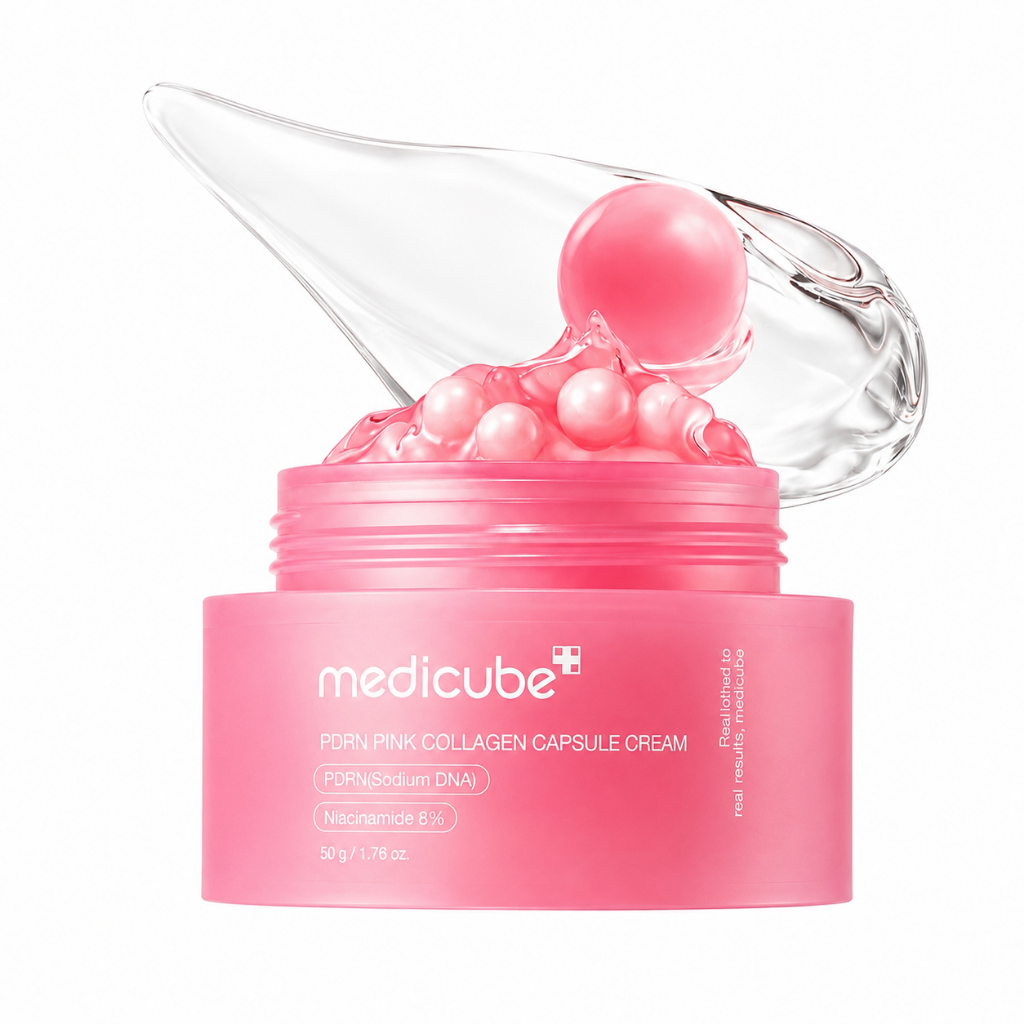 Medicube Hidratante Facial Pink com Pdrn Capsulas de Colágeno 55g