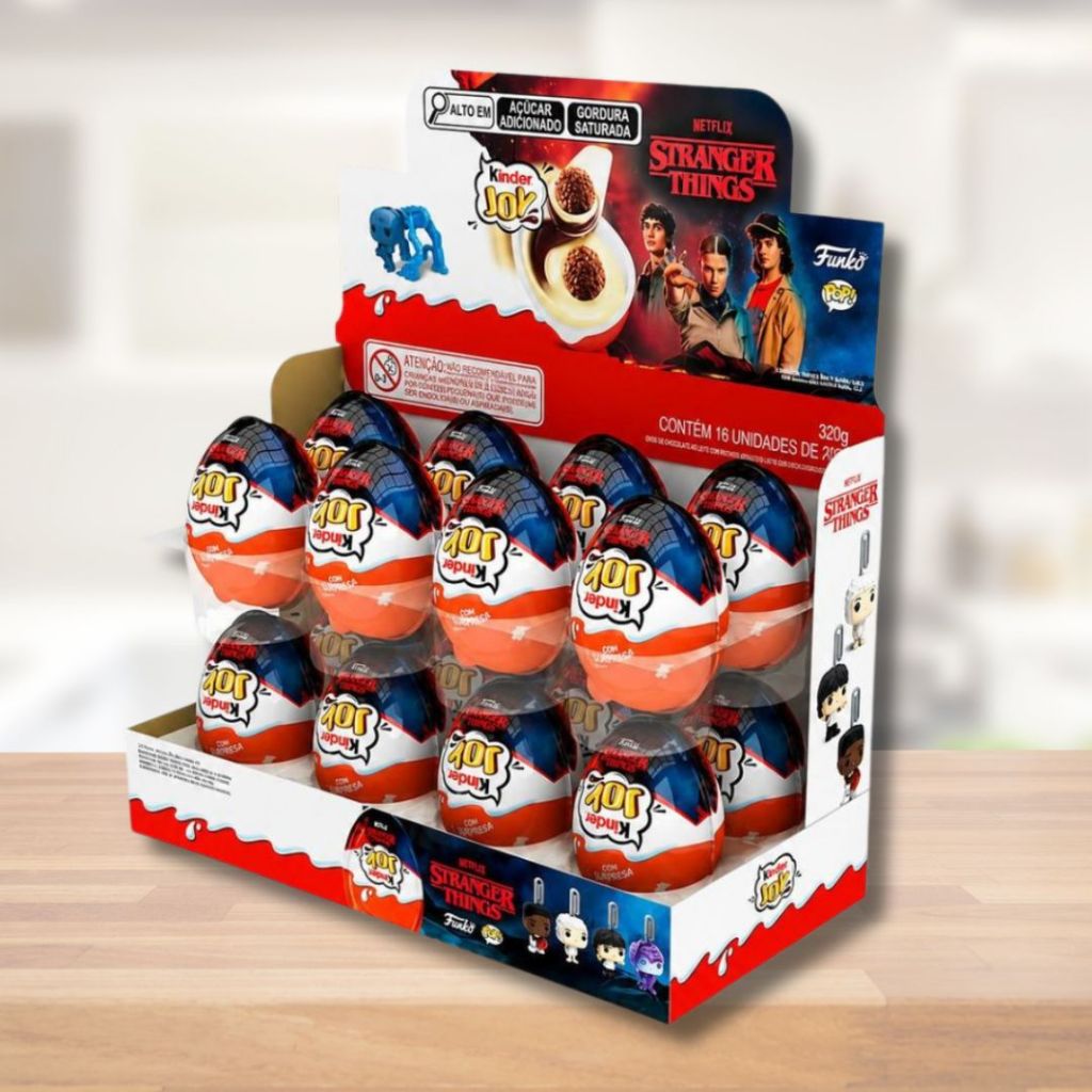 Kinder Joy Coleção Stranger Things Brasil