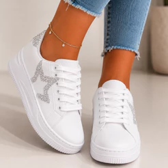 Tenis Casual Feminino Confortavel Sola Macia Antiderrapante Urbano Dia a Dia Caminhada