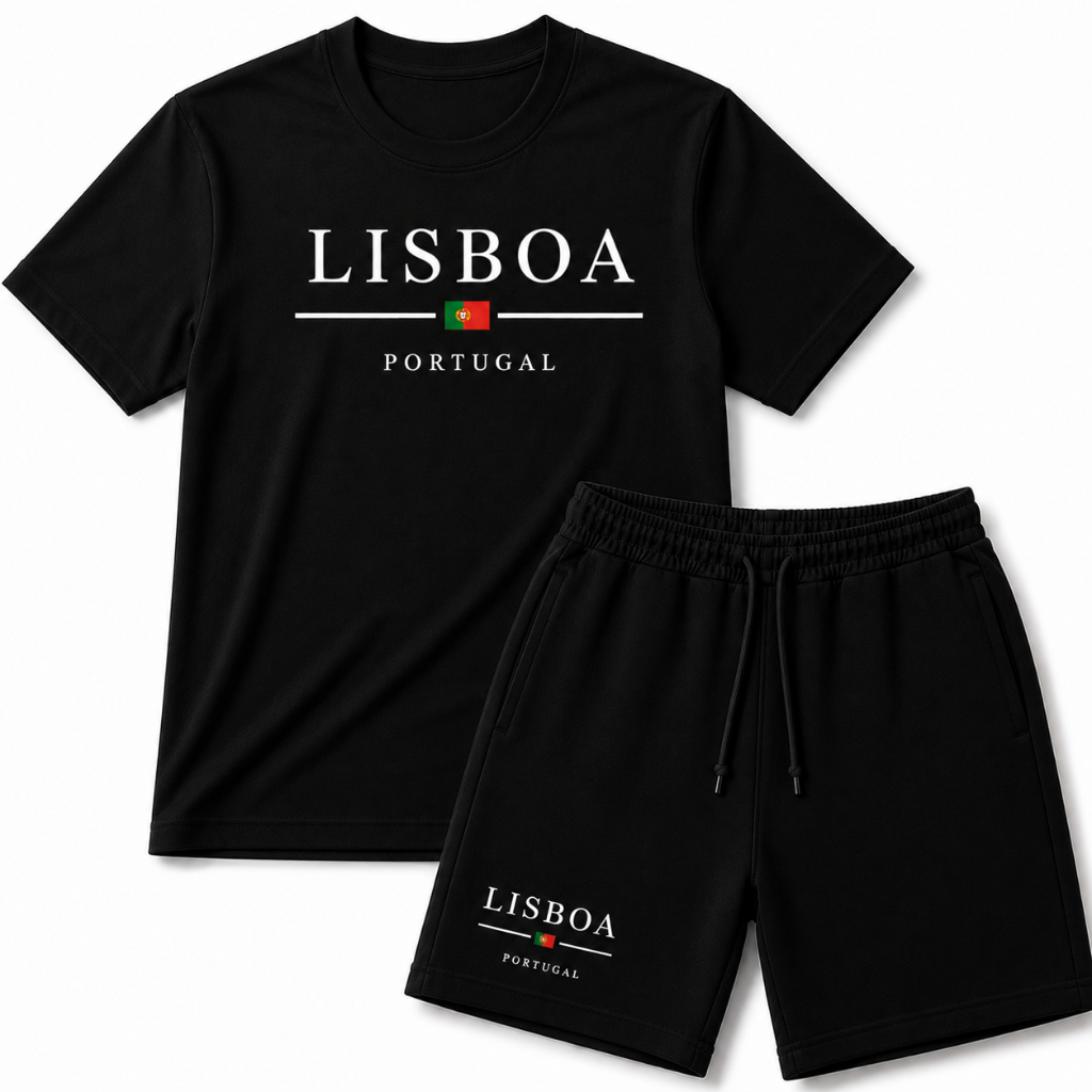 Conjunto Infantil Menino Camiseta Algodão Bermuda Moletinho Roupa Infantil Masculina Confortavel