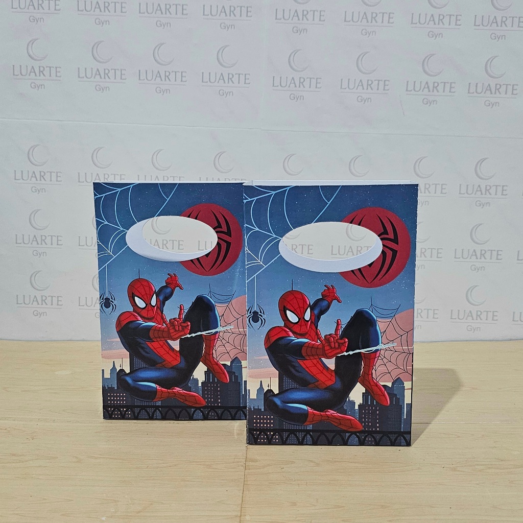Sacolinhas Personalizadas Boca de Palhaço P Homem Aranha | Lembrancinha Festa Infantil Decoração