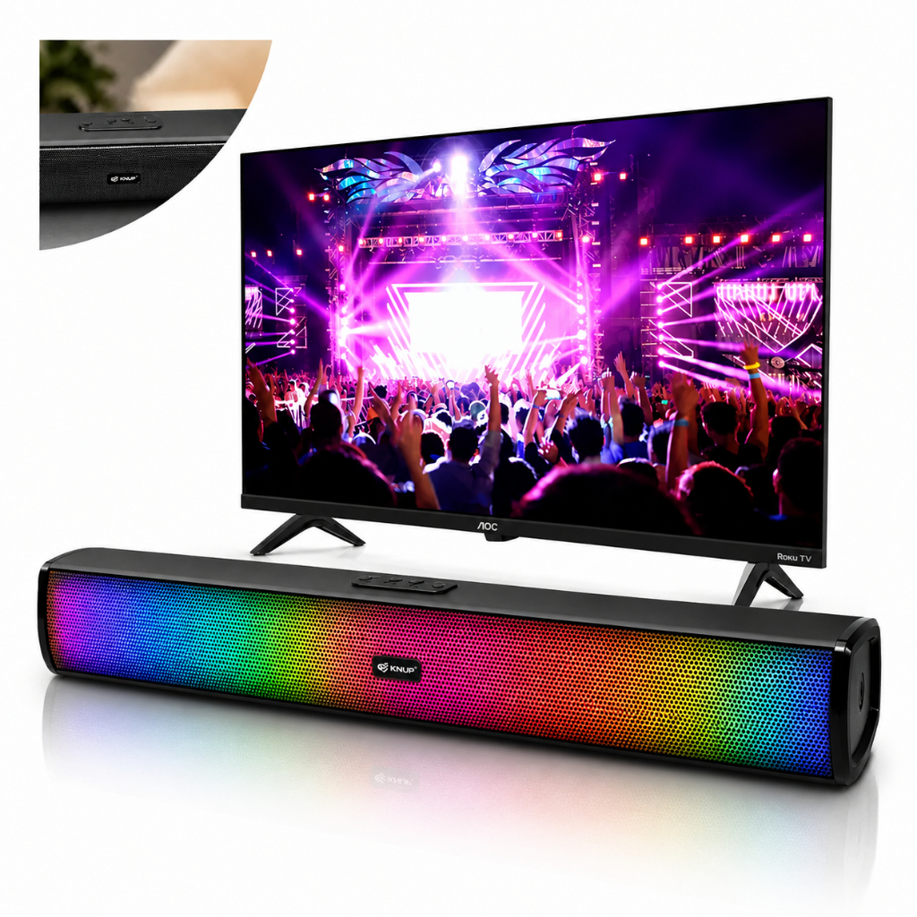 Caixa Caixinha de som speaker mini soundbar Bluetooth Home Theater Portátil Tv/pc