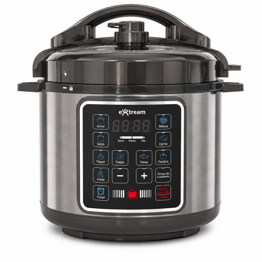 Panela de Pressão Elétrica 6L SmartCook Pro Extream