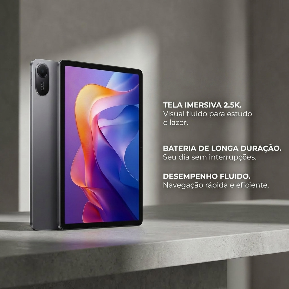 Tablet Redmi Pad 2 8/256GB 11 Polegadas Tela Grande para Estudo e Entretenimento