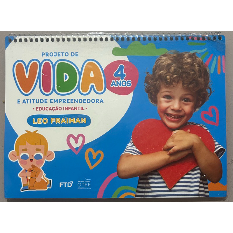 Projeto de Vida e Atitude Empreendedora 4 Anos – Leo Fraiman – Educação Infantil – Livro + Projeto de Vida