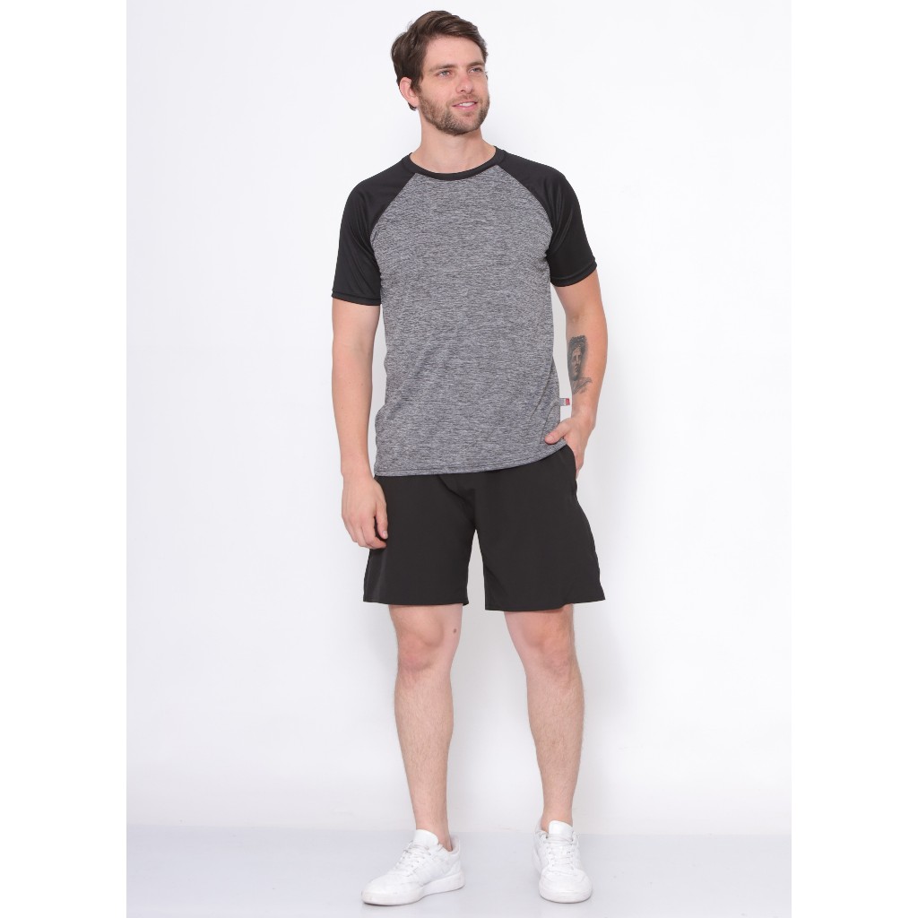 Bermuda Masculina Elastano Shorts Esportivo Fitness Academia Corrida Praia com Bolsos