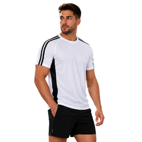 KIT 5 Camisetas Esportivas Masculinas Dry Fit Treino Fitness Academia Corrida Leve Respiravel — imagem 2 de 2