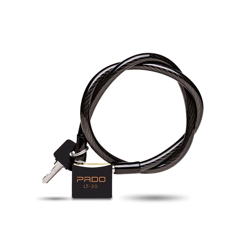 CADEADO BICICLETA SM LT-30/1200MM PRETO - PADO