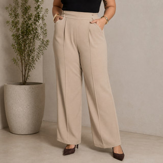 Calça Pantalona Plus Size: Apenas R$ 41,96! 🌟