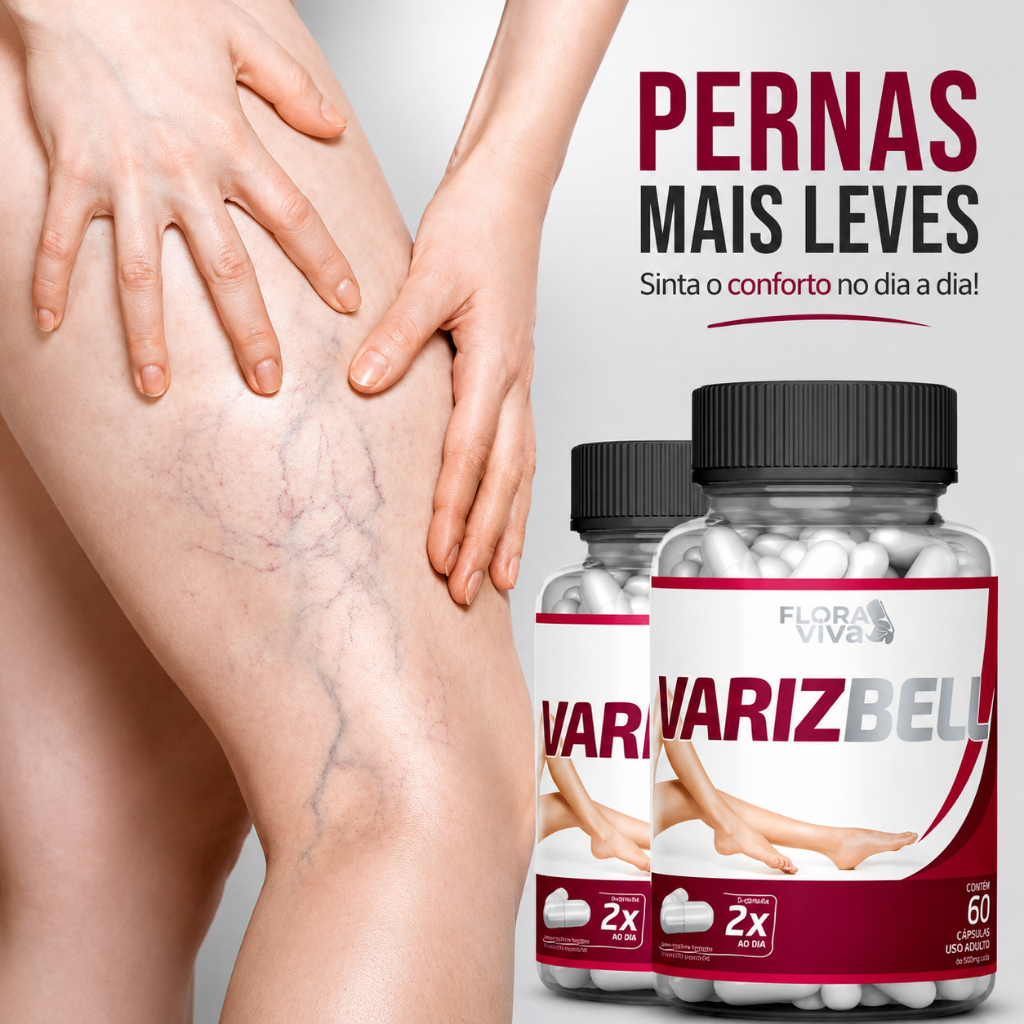 Varisbell Alivio nas Varizes, Dores e inchaços, Para um bem estar Vascular