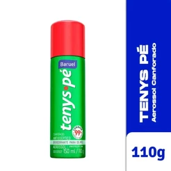 Kit 3 Desodorante Para os Pés Tenys Pé Baruel Aerosol Canforado com 110g