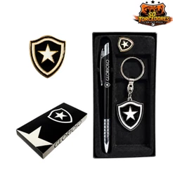 KIT BOTAFOGO OFICIAL CHAVEIRO, CANETA E PIN