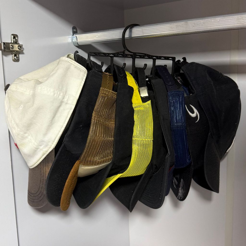 Cabide Organizador Para 10 Bonés Com Ganchos Porta Boné PLA
