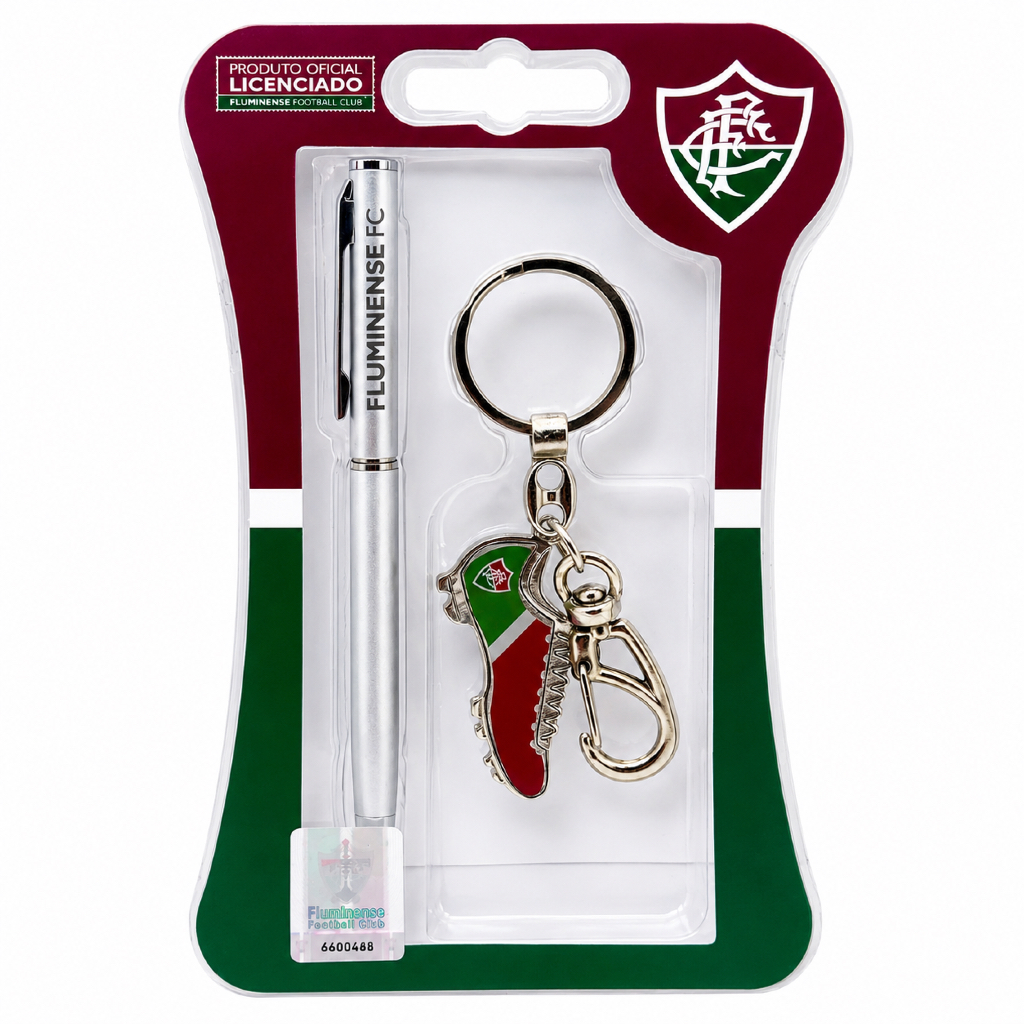 Kit Fluminense Caneta + Chaveiro – Presente Oficial para Torcedor - Kit Presente · foto 2