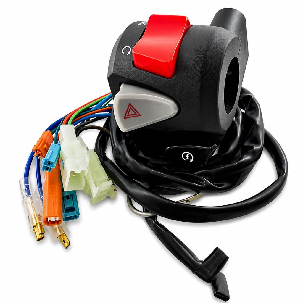 Punho Partida Pisca Alerta Cb500 Fan 150 Titan 160 Start 160 Com Plugs — imagem 2 de 2