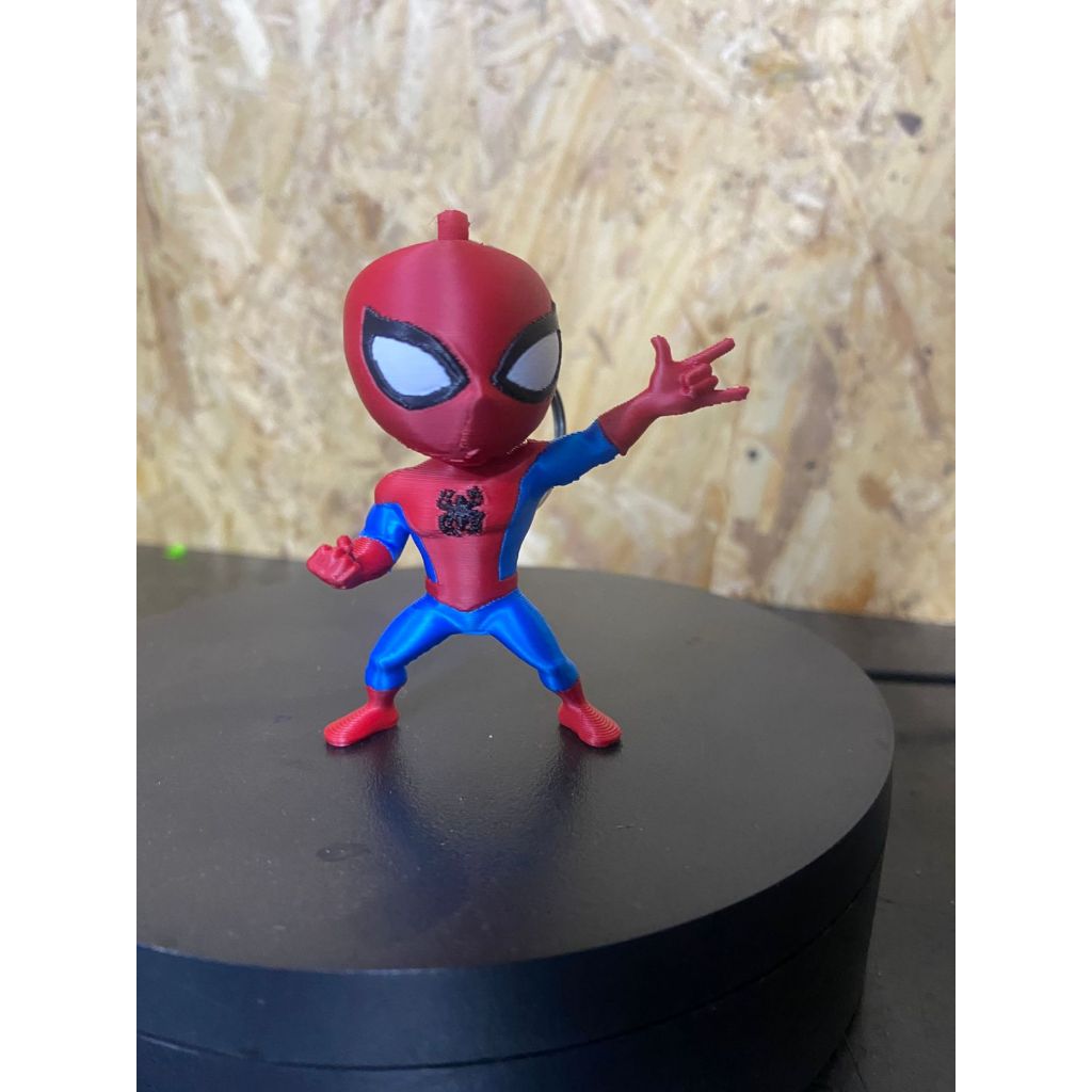 chaveiro homem aranha, chaveiro 3D, chaveiro geek, chaveiro infantil, chaveiro super herói, mini boneco ,mochila ,chave