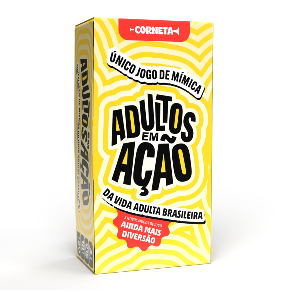 Jogo Adultos em Ação 1 Corneta – Mímicas Adulto 18+ Presente Criativo Amigos Festas e Noite de Jogos