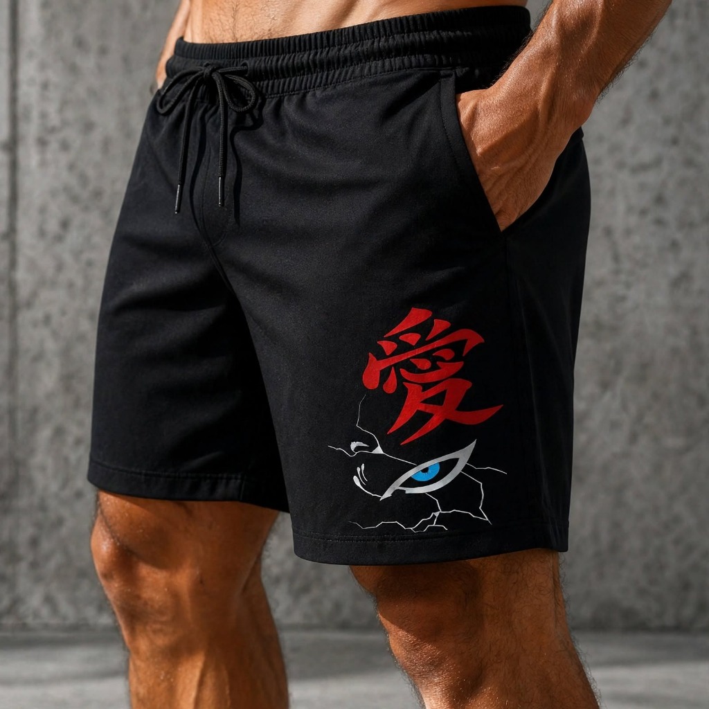 Short Tactel Masculino Mauricinho Premium Elastano Musculação Verão Primavera Praia Esportiva Academia