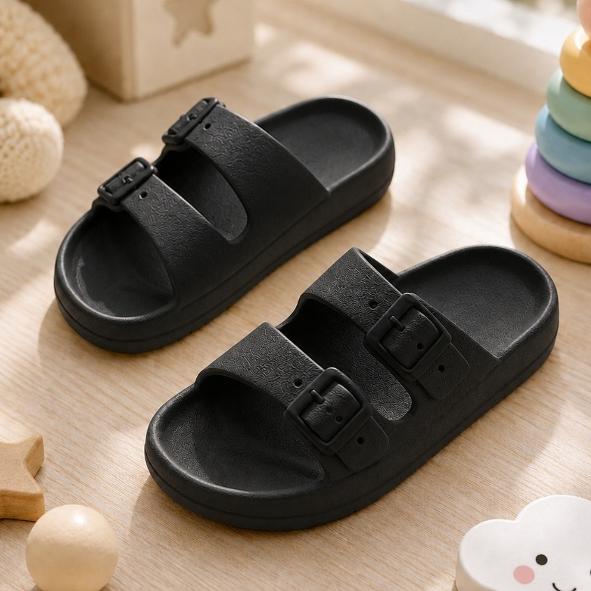 Sandália Infantil Chinelo Fivela Feminina Confortável Anatômica Leve Antiderrapante