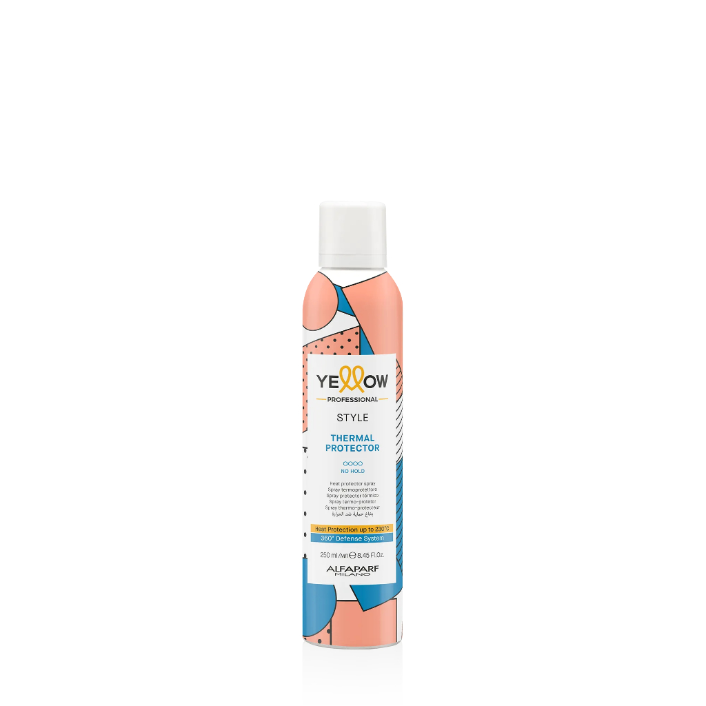 Protetor Térmico Style Yellow Alfaparf 250ml - Thermal Protector Spray para Secador Chapinha Babyliss Anti Frizz