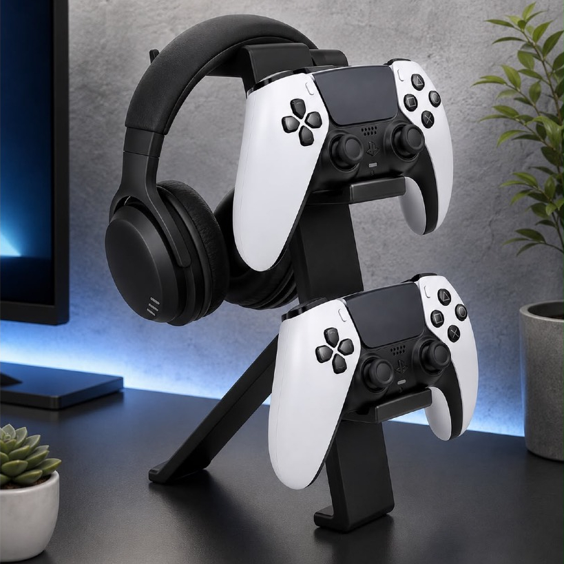 Suporte Porta Controle Videogame Gamer Ps4 Xbox Ps5 Ps3 Pc
