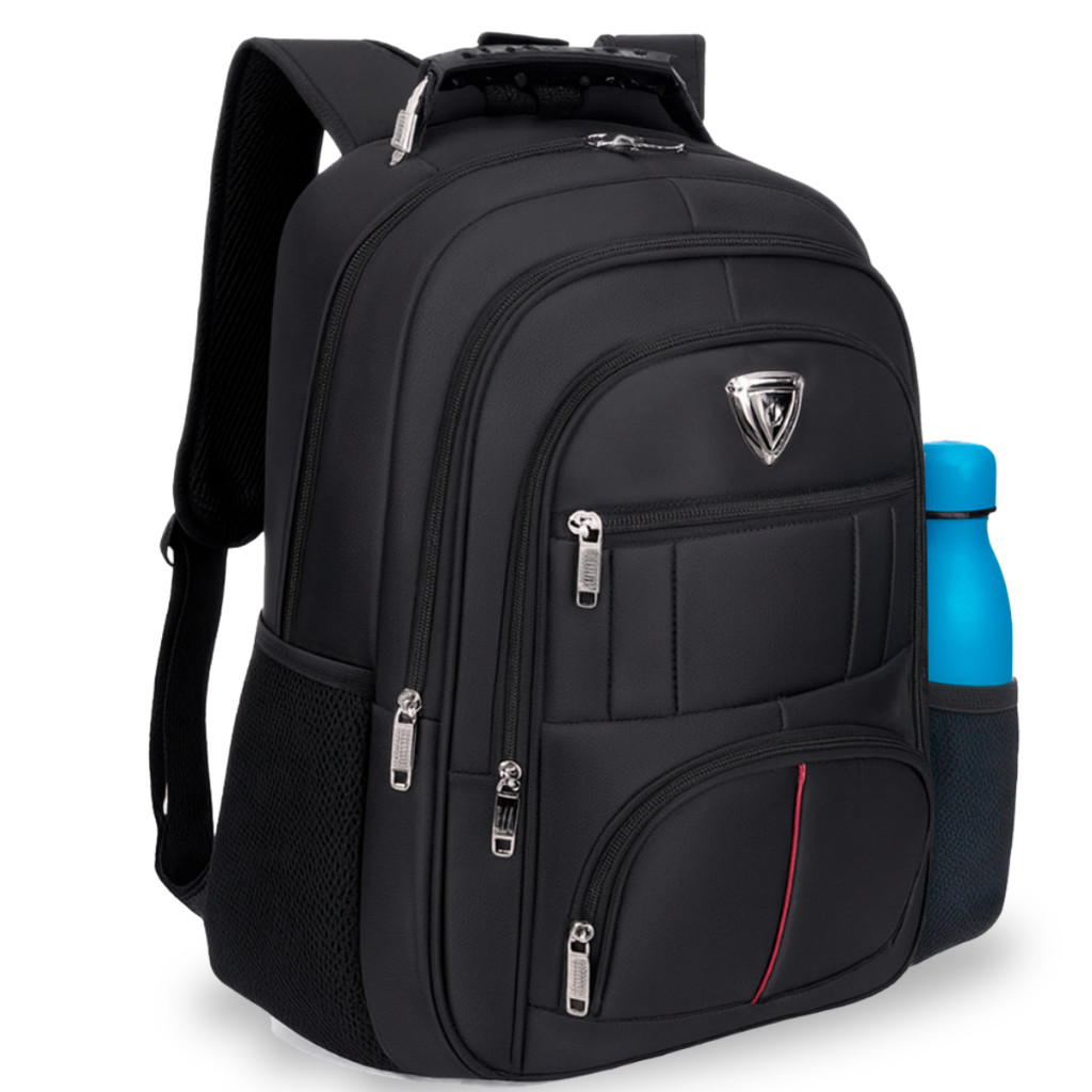 Mochila Reforçada Masculina Faculdade Impermeável Resistente Grande Trabalho Escolar Moderno