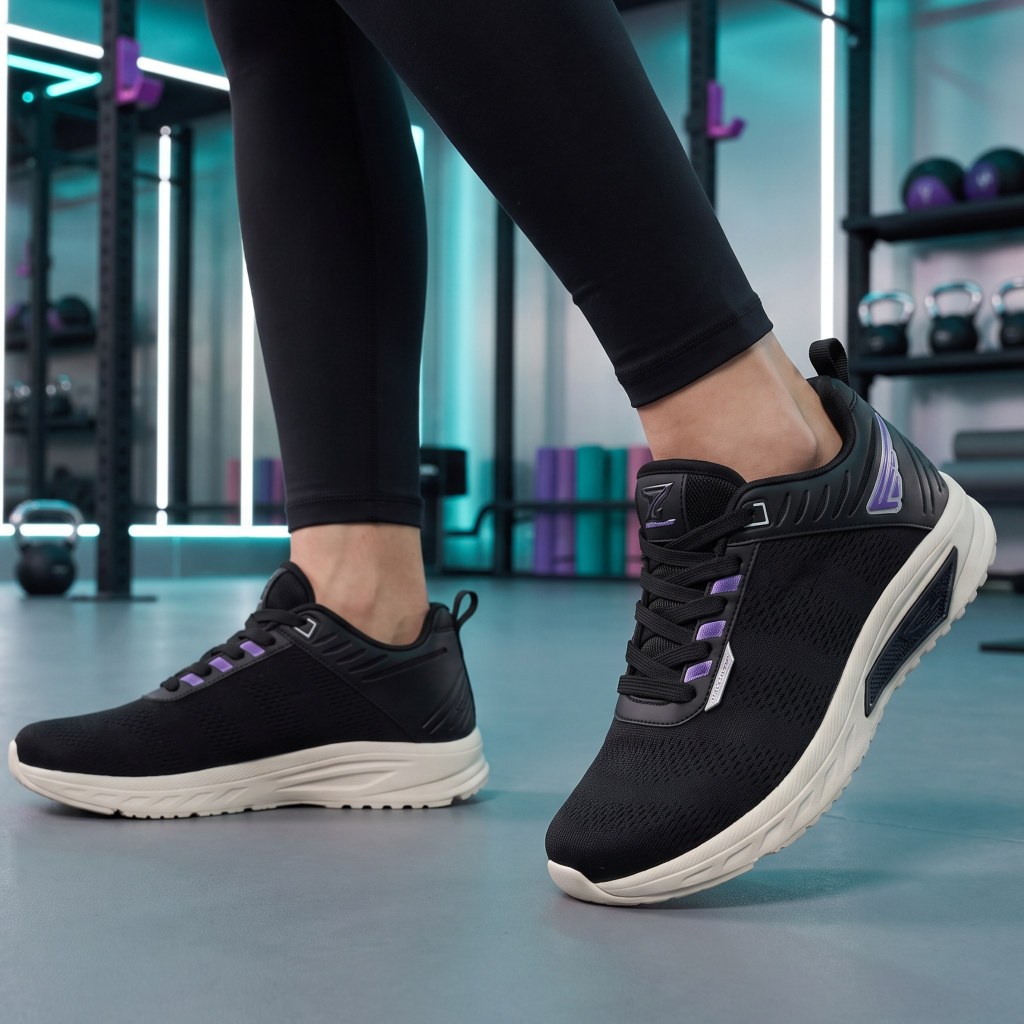 Tênis Feminino e Masculino Academia Caminhada Esportivo Leve Macio Flexível Confortável Fitness