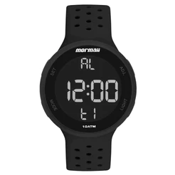 Relógio Mormaii Digital Unissex Original Preto Esportivo Prova d'Água MO7700AA8P