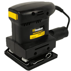 Lixadeira Orbital Treme Trema 135w 1/4 Madeira Ferro Parede 110v/127v acompanha 1 Lixa - Titanium Platina