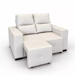 Sofá Retrátil Reclinável 2 Lugares Cancun em Veludo Pavia Diversas Cores Sala Estar Elegante - AV
