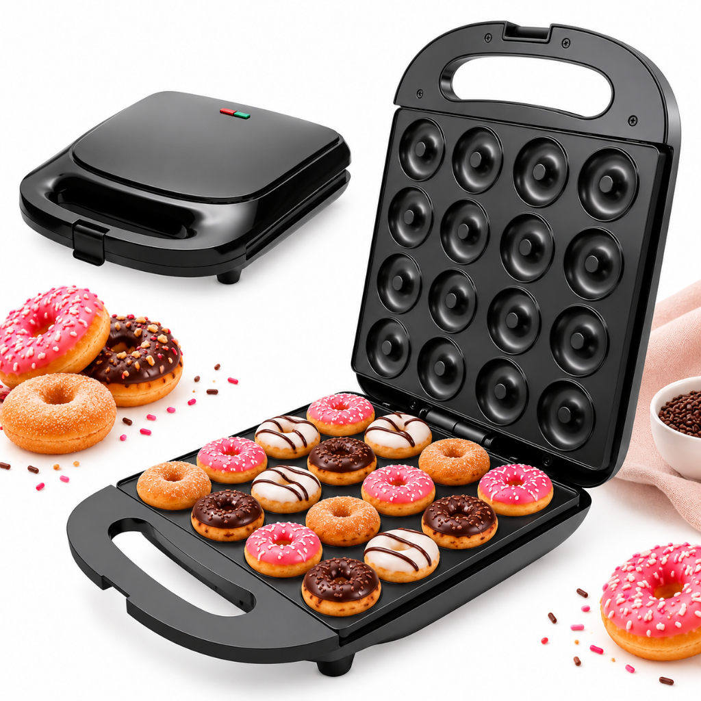 Máquina de Donuts Rosquinhas Viccoli 16 Furos 110v e 220v PREMIUM