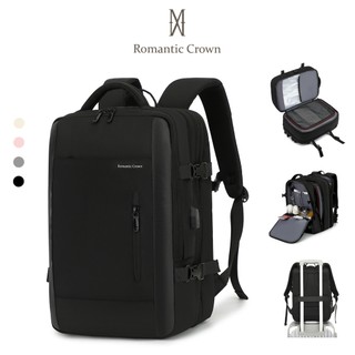 ROMANTIC CROWN Mochla de Viagem Masculino e Feminina Impermeável e Reforçada com Compartimento para Notebook
