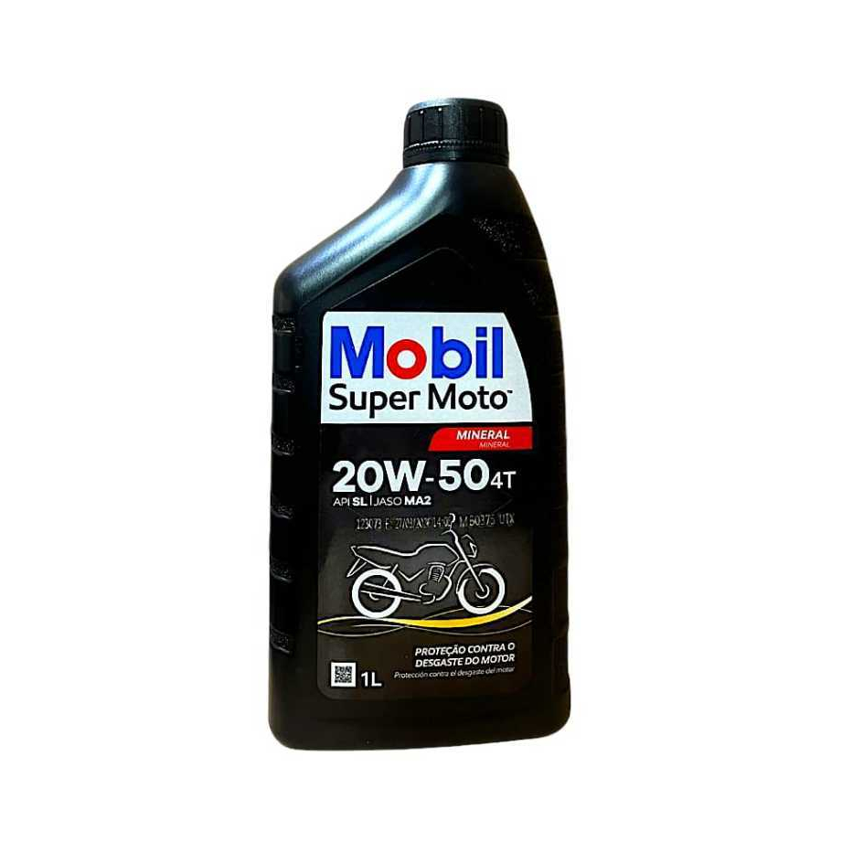 Kit Filtro Oleo + Oleo Mineral Mobil 20W50 4T Suzuki 125 Yes Dafra Apache 150 Kasiski Gf Furia 250 — imagem 2 de 2
