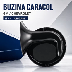 Buzina Caracol GM Chevrolet Celta Corsa Prisma 12V 110dB