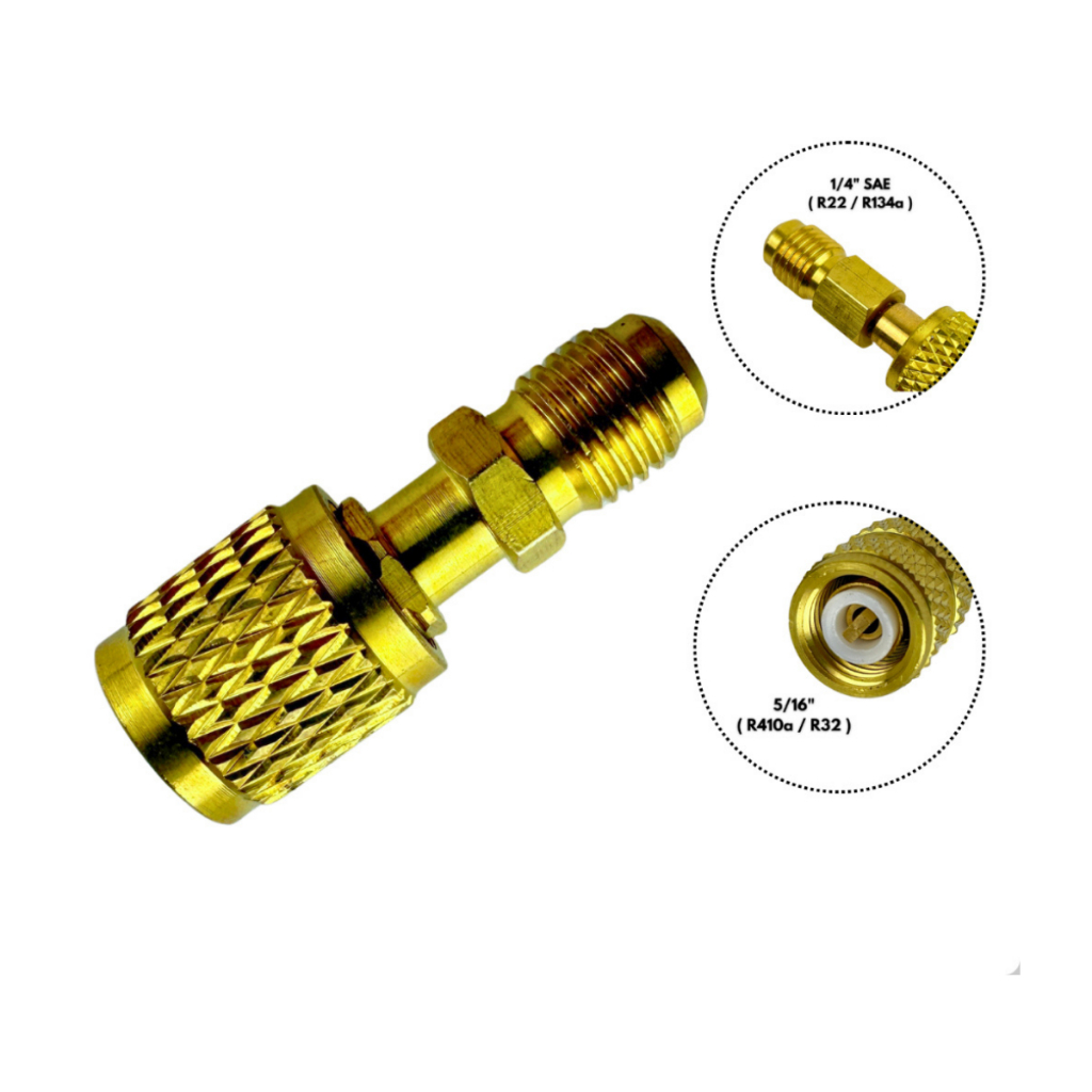 Manifold R12/R22/R134/R404 C/ Adaptador R410a Completo — imagem 2 de 2