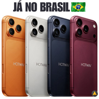 Smartphone Hotwav A18 Pro Max com NFC 4G Dual SIM Tela 6.65" 256/16GB de Ram ou 128/8GB + Capa e Película Cortesia
