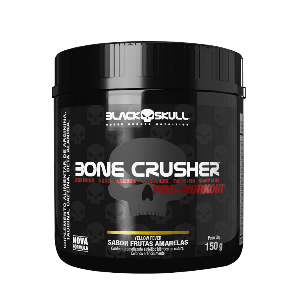 Pré-Treino Bone Crusher 150g - Black Skull